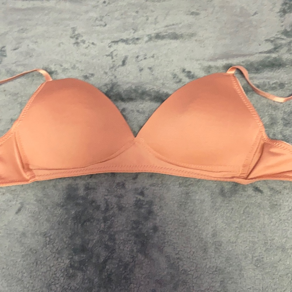Nude pink bra